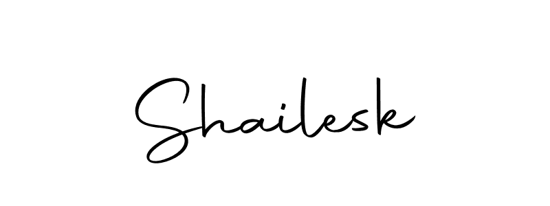 Make a beautiful signature design for name Shailesk. With this signature (Autography-DOLnW) style, you can create a handwritten signature for free. Shailesk signature style 10 images and pictures png