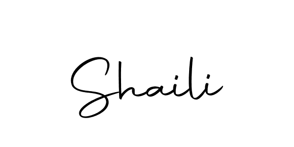 Make a beautiful signature design for name Shaili. Use this online signature maker to create a handwritten signature for free. Shaili signature style 10 images and pictures png