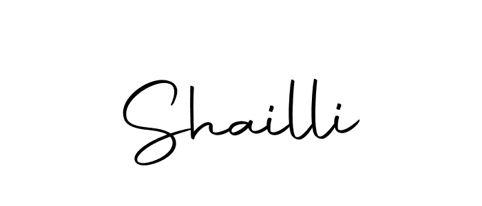 Use a signature maker to create a handwritten signature online. With this signature software, you can design (Autography-DOLnW) your own signature for name Shailli. Shailli signature style 10 images and pictures png