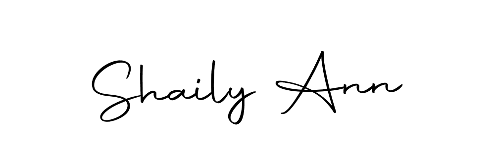 if you are searching for the best signature style for your name Shaily Ann. so please give up your signature search. here we have designed multiple signature styles  using Autography-DOLnW. Shaily Ann signature style 10 images and pictures png