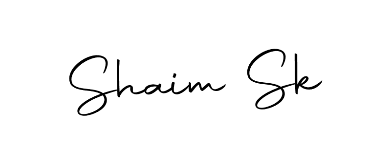 Use a signature maker to create a handwritten signature online. With this signature software, you can design (Autography-DOLnW) your own signature for name Shaim Sk. Shaim Sk signature style 10 images and pictures png