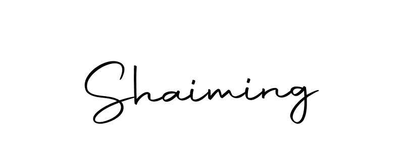 You can use this online signature creator to create a handwritten signature for the name Shaiming. This is the best online autograph maker. Shaiming signature style 10 images and pictures png