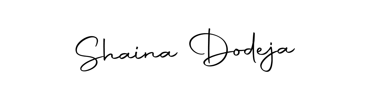 if you are searching for the best signature style for your name Shaina Dodeja. so please give up your signature search. here we have designed multiple signature styles  using Autography-DOLnW. Shaina Dodeja signature style 10 images and pictures png