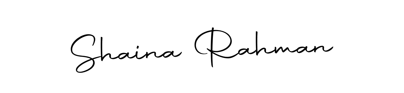 How to make Shaina Rahman signature? Autography-DOLnW is a professional autograph style. Create handwritten signature for Shaina Rahman name. Shaina Rahman signature style 10 images and pictures png