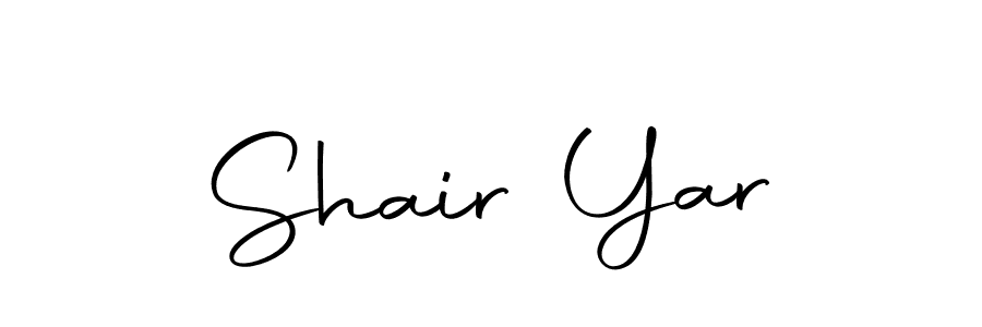 Make a beautiful signature design for name Shair Yar. With this signature (Autography-DOLnW) style, you can create a handwritten signature for free. Shair Yar signature style 10 images and pictures png