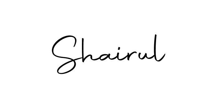 Create a beautiful signature design for name Shairul. With this signature (Autography-DOLnW) fonts, you can make a handwritten signature for free. Shairul signature style 10 images and pictures png