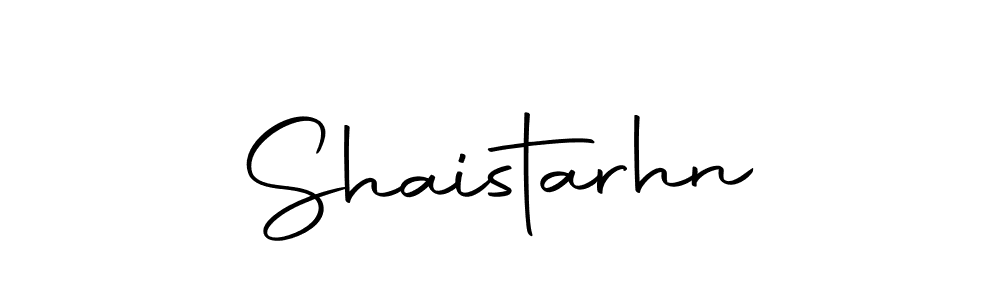 The best way (Autography-DOLnW) to make a short signature is to pick only two or three words in your name. The name Shaistarhn include a total of six letters. For converting this name. Shaistarhn signature style 10 images and pictures png