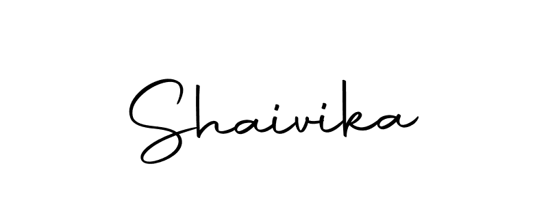 Create a beautiful signature design for name Shaivika. With this signature (Autography-DOLnW) fonts, you can make a handwritten signature for free. Shaivika signature style 10 images and pictures png