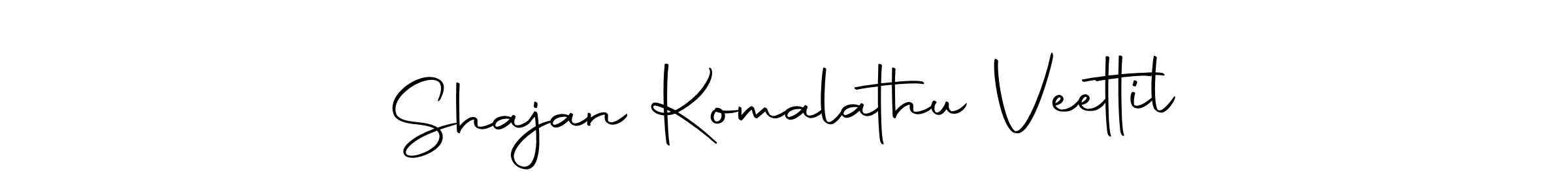 Make a beautiful signature design for name Shajan Komalathu Veettil. Use this online signature maker to create a handwritten signature for free. Shajan Komalathu Veettil signature style 10 images and pictures png