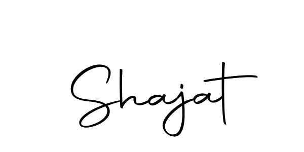Make a beautiful signature design for name Shajat. Use this online signature maker to create a handwritten signature for free. Shajat signature style 10 images and pictures png