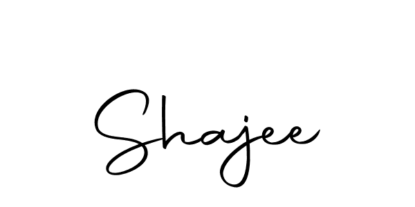 Use a signature maker to create a handwritten signature online. With this signature software, you can design (Autography-DOLnW) your own signature for name Shajee. Shajee signature style 10 images and pictures png