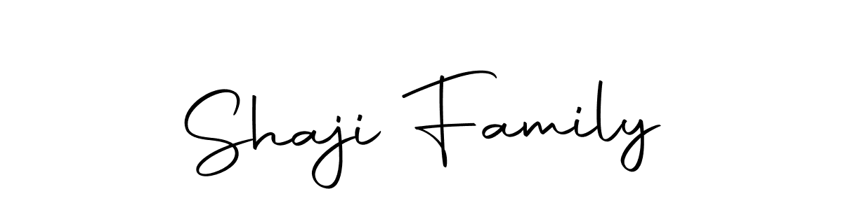 Make a short Shaji Family signature style. Manage your documents anywhere anytime using Autography-DOLnW. Create and add eSignatures, submit forms, share and send files easily. Shaji Family signature style 10 images and pictures png