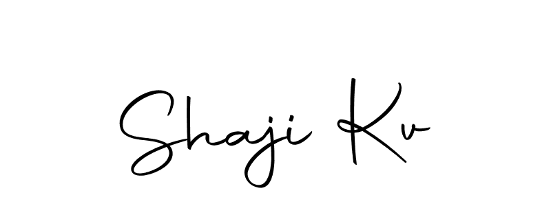 Design your own signature with our free online signature maker. With this signature software, you can create a handwritten (Autography-DOLnW) signature for name Shaji Kv. Shaji Kv signature style 10 images and pictures png