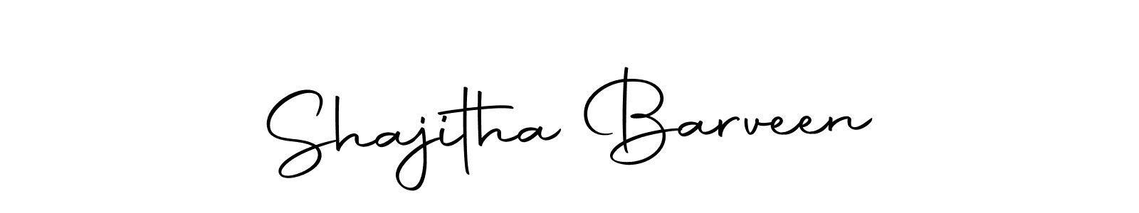 The best way (Autography-DOLnW) to make a short signature is to pick only two or three words in your name. The name Shajitha Barveen include a total of six letters. For converting this name. Shajitha Barveen signature style 10 images and pictures png