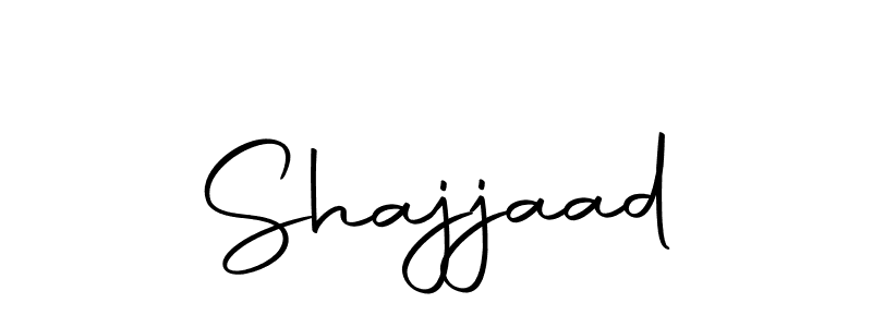 How to make Shajjaad signature? Autography-DOLnW is a professional autograph style. Create handwritten signature for Shajjaad name. Shajjaad signature style 10 images and pictures png