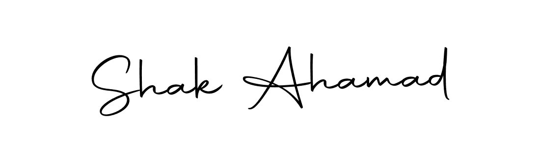 Shak Ahamad stylish signature style. Best Handwritten Sign (Autography-DOLnW) for my name. Handwritten Signature Collection Ideas for my name Shak Ahamad. Shak Ahamad signature style 10 images and pictures png