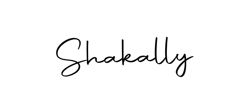 Design your own signature with our free online signature maker. With this signature software, you can create a handwritten (Autography-DOLnW) signature for name Shakally. Shakally signature style 10 images and pictures png