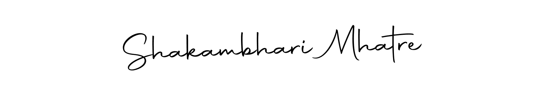 Autography-DOLnW is a professional signature style that is perfect for those who want to add a touch of class to their signature. It is also a great choice for those who want to make their signature more unique. Get Shakambhari Mhatre name to fancy signature for free. Shakambhari Mhatre signature style 10 images and pictures png
