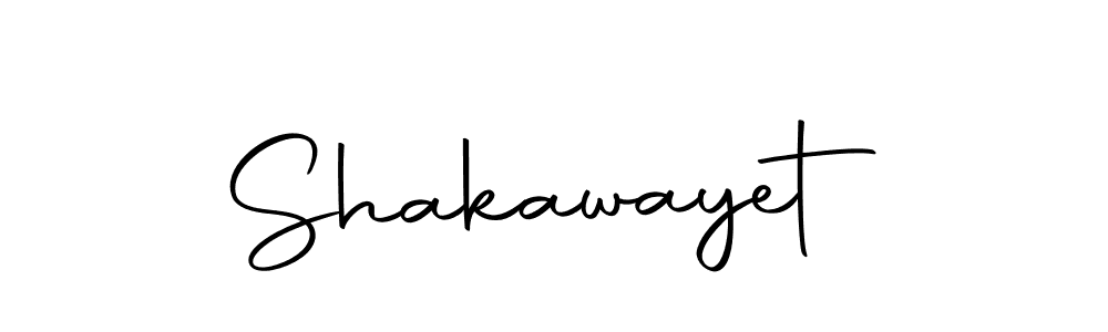 How to make Shakawayet signature? Autography-DOLnW is a professional autograph style. Create handwritten signature for Shakawayet name. Shakawayet signature style 10 images and pictures png