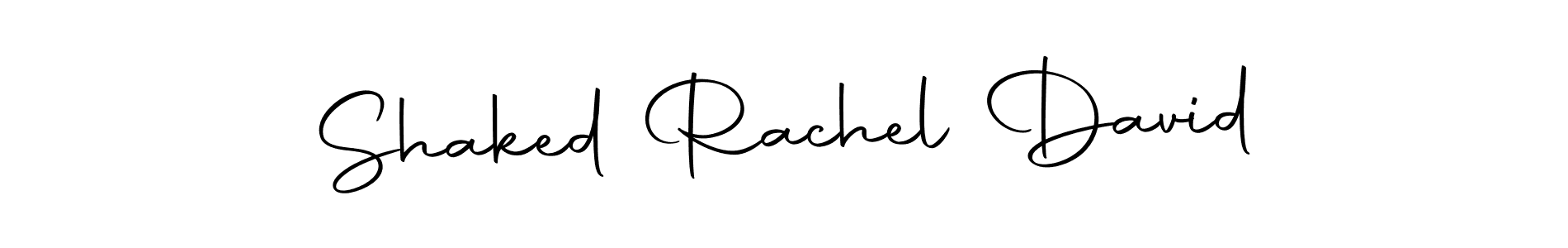 Once you've used our free online signature maker to create your best signature Autography-DOLnW style, it's time to enjoy all of the benefits that Shaked Rachel David name signing documents. Shaked Rachel David signature style 10 images and pictures png