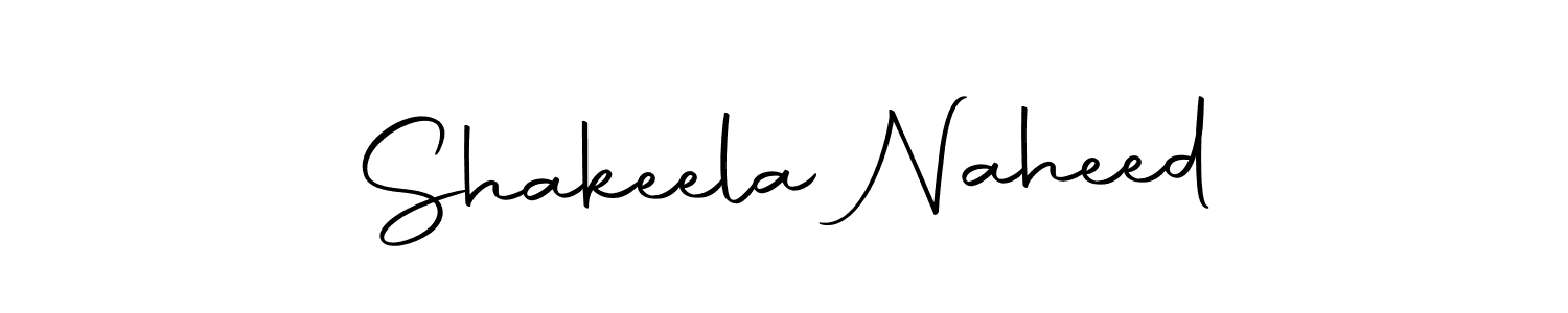 Design your own signature with our free online signature maker. With this signature software, you can create a handwritten (Autography-DOLnW) signature for name Shakeela Naheed. Shakeela Naheed signature style 10 images and pictures png