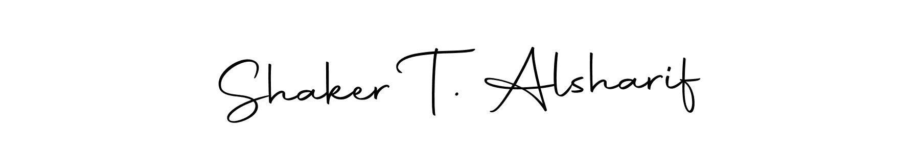 How to make Shaker T. Alsharif signature? Autography-DOLnW is a professional autograph style. Create handwritten signature for Shaker T. Alsharif name. Shaker T. Alsharif signature style 10 images and pictures png