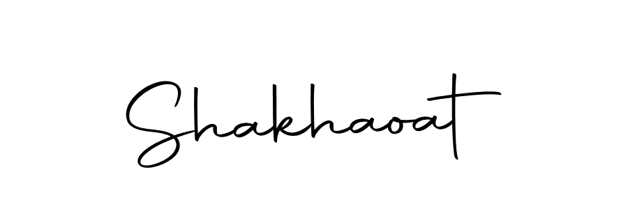 Create a beautiful signature design for name Shakhaoat. With this signature (Autography-DOLnW) fonts, you can make a handwritten signature for free. Shakhaoat signature style 10 images and pictures png