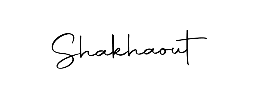 Create a beautiful signature design for name Shakhaout. With this signature (Autography-DOLnW) fonts, you can make a handwritten signature for free. Shakhaout signature style 10 images and pictures png