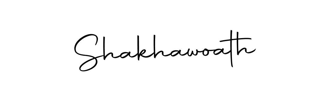 Use a signature maker to create a handwritten signature online. With this signature software, you can design (Autography-DOLnW) your own signature for name Shakhawoath. Shakhawoath signature style 10 images and pictures png