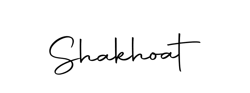 Use a signature maker to create a handwritten signature online. With this signature software, you can design (Autography-DOLnW) your own signature for name Shakhoat. Shakhoat signature style 10 images and pictures png