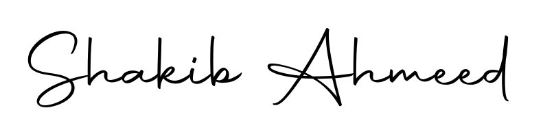 The Autography-DOLnW lettering style adds unique flourish to name Shakib Ahmeed. Stand out with a custom digital autograph made in seconds. Shakib Ahmeed signature style 10 images and pictures png
