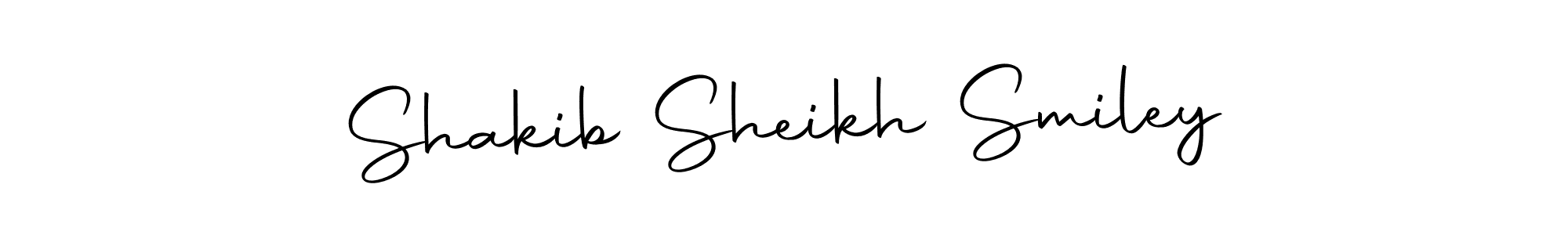 Shakib Sheikh Smiley stylish signature style. Best Handwritten Sign (Autography-DOLnW) for my name. Handwritten Signature Collection Ideas for my name Shakib Sheikh Smiley. Shakib Sheikh Smiley signature style 10 images and pictures png