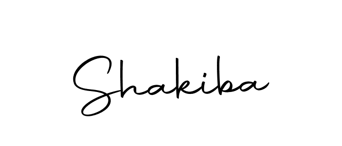 Design your own signature with our free online signature maker. With this signature software, you can create a handwritten (Autography-DOLnW) signature for name Shakiba. Shakiba signature style 10 images and pictures png