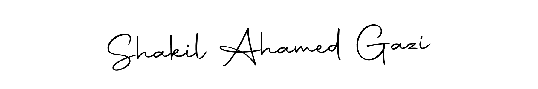 Make a beautiful signature design for name Shakil Ahamed Gazi. With this signature (Autography-DOLnW) style, you can create a handwritten signature for free. Shakil Ahamed Gazi signature style 10 images and pictures png