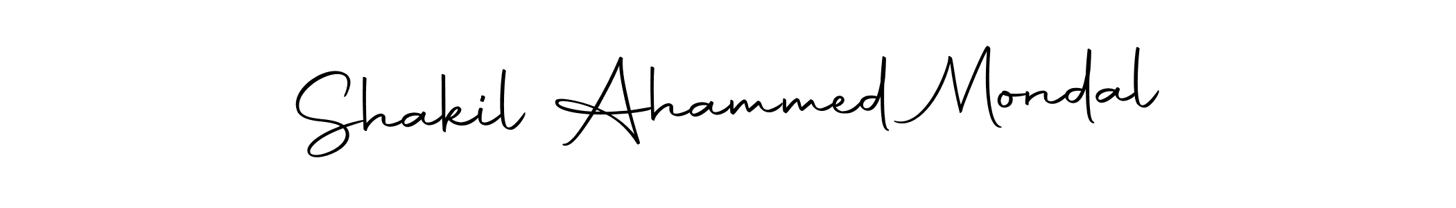 Design your own signature with our free online signature maker. With this signature software, you can create a handwritten (Autography-DOLnW) signature for name Shakil Ahammed Mondal. Shakil Ahammed Mondal signature style 10 images and pictures png