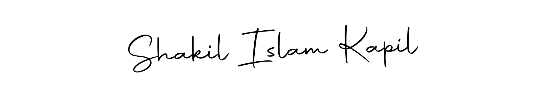 Create a beautiful signature design for name Shakil Islam Kapil. With this signature (Autography-DOLnW) fonts, you can make a handwritten signature for free. Shakil Islam Kapil signature style 10 images and pictures png