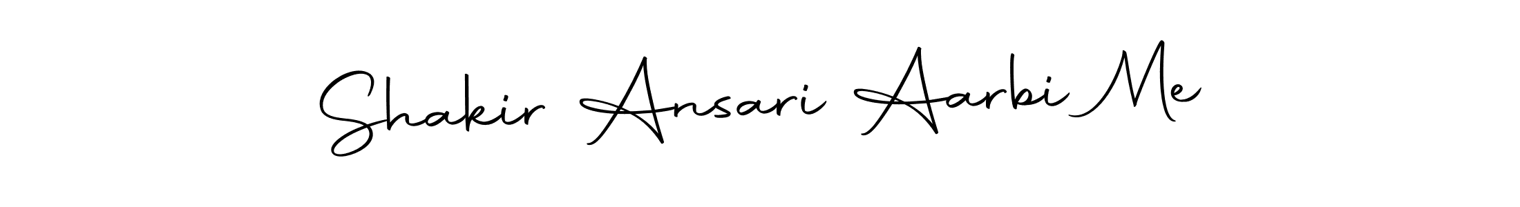 Use a signature maker to create a handwritten signature online. With this signature software, you can design (Autography-DOLnW) your own signature for name Shakir Ansari Aarbi Me. Shakir Ansari Aarbi Me signature style 10 images and pictures png