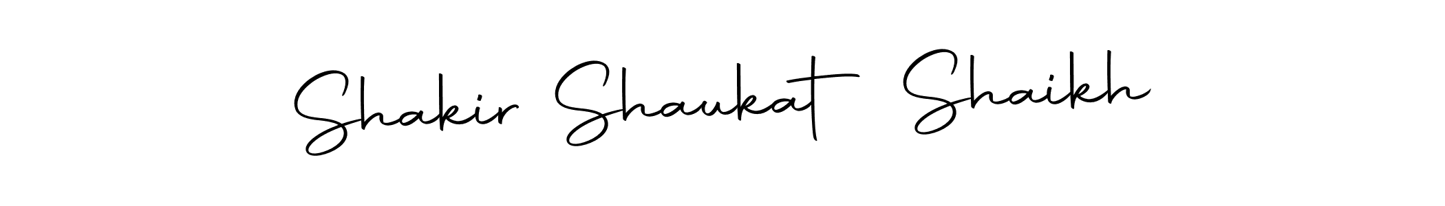 Shakir Shaukat Shaikh stylish signature style. Best Handwritten Sign (Autography-DOLnW) for my name. Handwritten Signature Collection Ideas for my name Shakir Shaukat Shaikh. Shakir Shaukat Shaikh signature style 10 images and pictures png