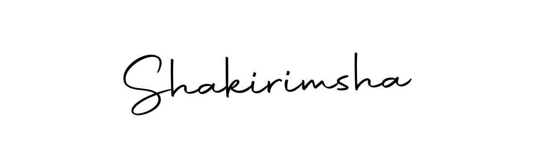 Design your own signature with our free online signature maker. With this signature software, you can create a handwritten (Autography-DOLnW) signature for name Shakirimsha. Shakirimsha signature style 10 images and pictures png