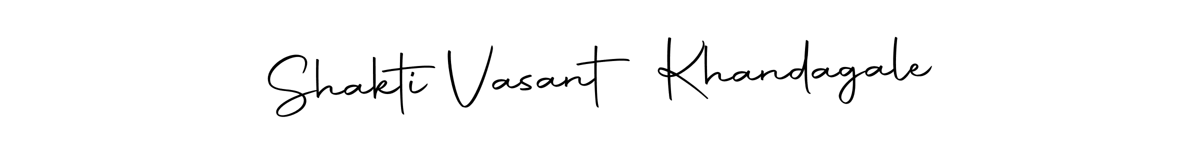 Create a beautiful signature design for name Shakti Vasant Khandagale. With this signature (Autography-DOLnW) fonts, you can make a handwritten signature for free. Shakti Vasant Khandagale signature style 10 images and pictures png