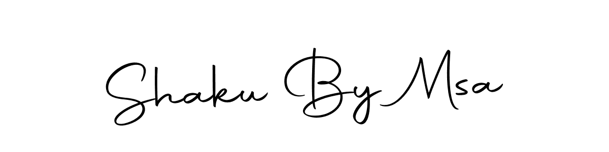 Similarly Autography-DOLnW is the best handwritten signature design. Signature creator online .You can use it as an online autograph creator for name Shaku By Msa. Shaku By Msa signature style 10 images and pictures png