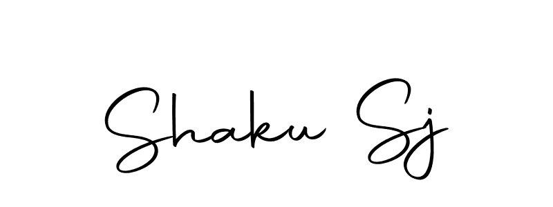 if you are searching for the best signature style for your name Shaku Sj. so please give up your signature search. here we have designed multiple signature styles  using Autography-DOLnW. Shaku Sj signature style 10 images and pictures png