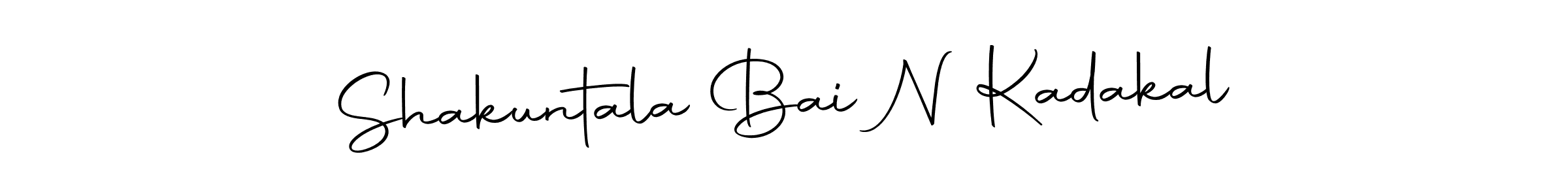 You should practise on your own different ways (Autography-DOLnW) to write your name (Shakuntala Bai N Kadakal) in signature. don't let someone else do it for you. Shakuntala Bai N Kadakal signature style 10 images and pictures png