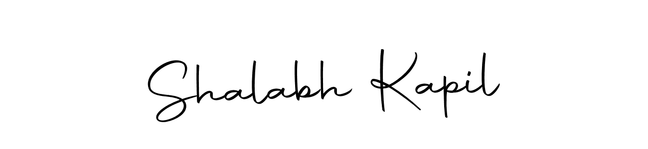 Create a beautiful signature design for name Shalabh Kapil. With this signature (Autography-DOLnW) fonts, you can make a handwritten signature for free. Shalabh Kapil signature style 10 images and pictures png