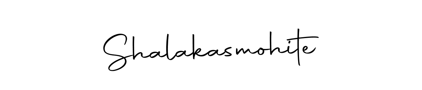 How to make Shalakasmohite name signature. Use Autography-DOLnW style for creating short signs online. This is the latest handwritten sign. Shalakasmohite signature style 10 images and pictures png