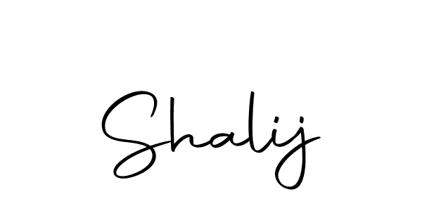 You should practise on your own different ways (Autography-DOLnW) to write your name (Shalij) in signature. don't let someone else do it for you. Shalij signature style 10 images and pictures png