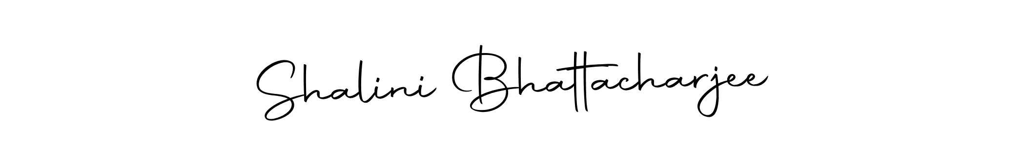 How to make Shalini Bhattacharjee name signature. Use Autography-DOLnW style for creating short signs online. This is the latest handwritten sign. Shalini Bhattacharjee signature style 10 images and pictures png
