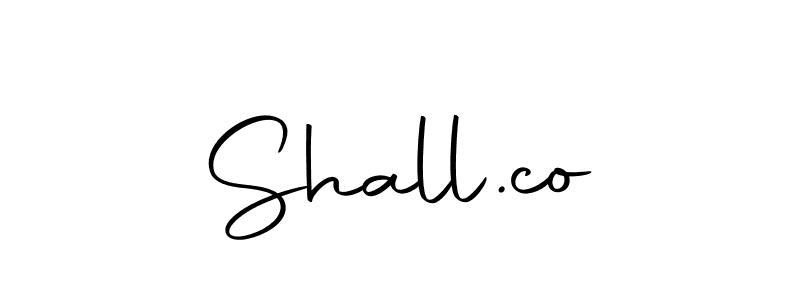 Use a signature maker to create a handwritten signature online. With this signature software, you can design (Autography-DOLnW) your own signature for name Shall.co. Shall.co signature style 10 images and pictures png