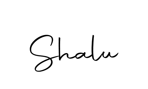 Use a signature maker to create a handwritten signature online. With this signature software, you can design (Autography-DOLnW) your own signature for name Shalu. Shalu signature style 10 images and pictures png