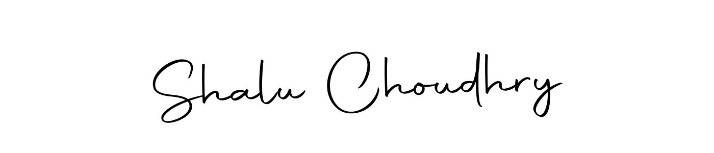 Use a signature maker to create a handwritten signature online. With this signature software, you can design (Autography-DOLnW) your own signature for name Shalu Choudhry. Shalu Choudhry signature style 10 images and pictures png